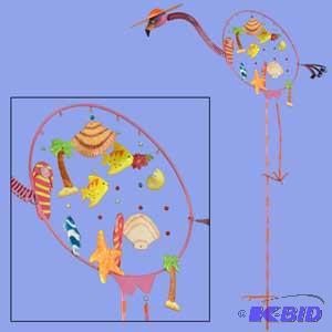 Flamingo Wind Chime