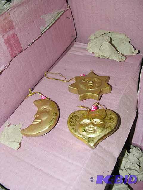 Gold Leaf Ornaments