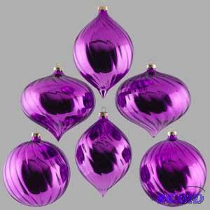 Spiral Glass ornament