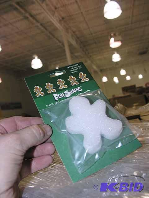 Foam Gingerbread Man Shapes