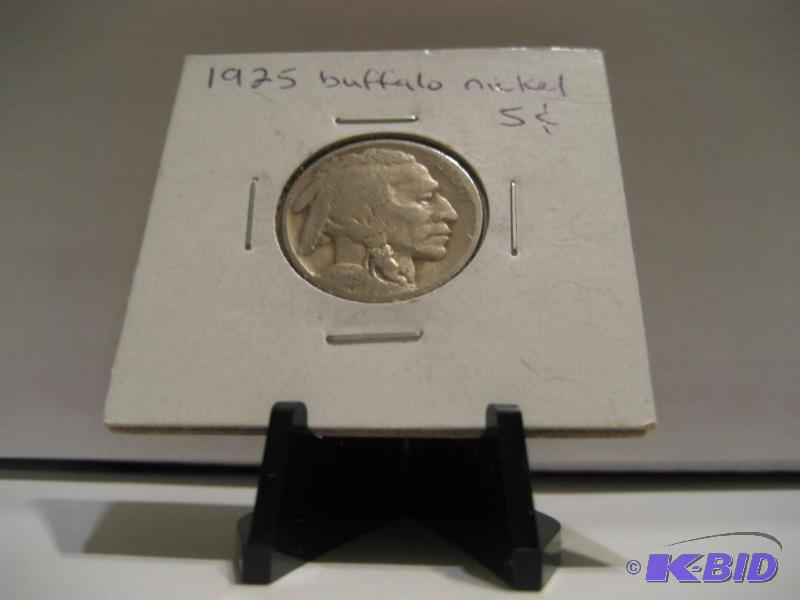lot 18 image: 1925 BUFFALO NICKEL