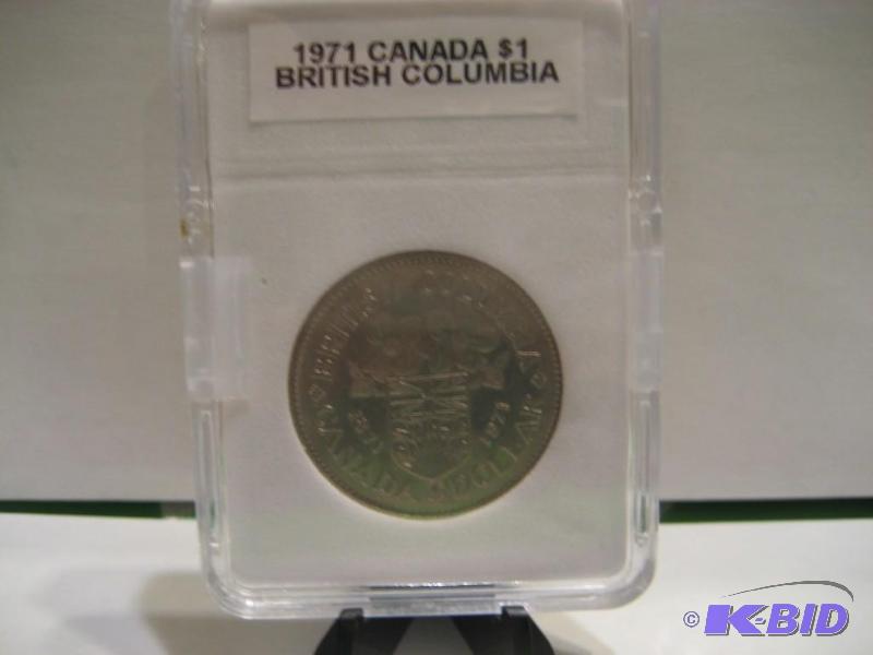 lot 2 image: 1971 Canada $1 coin