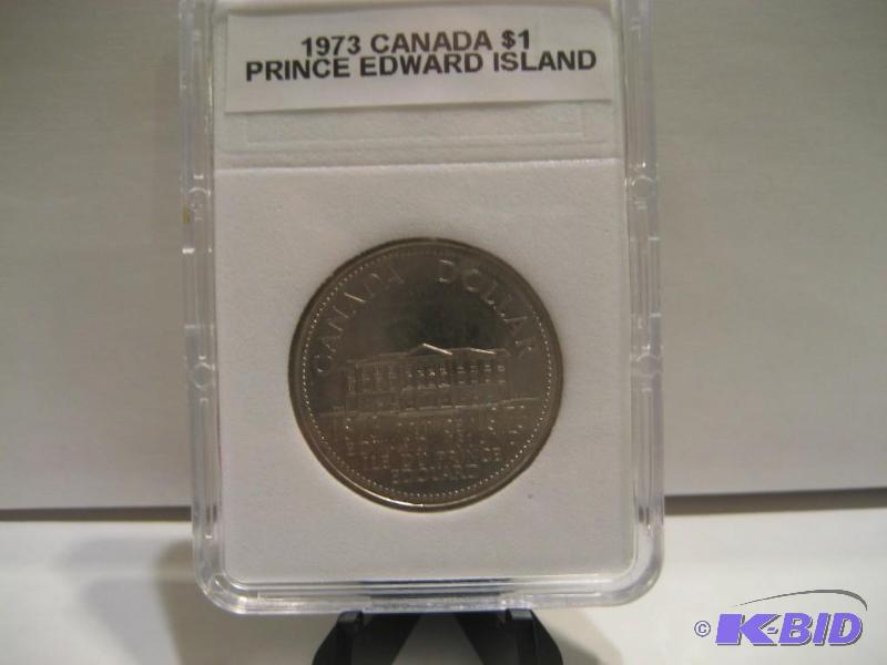 lot 3 image: 1973 Canada $1 coin