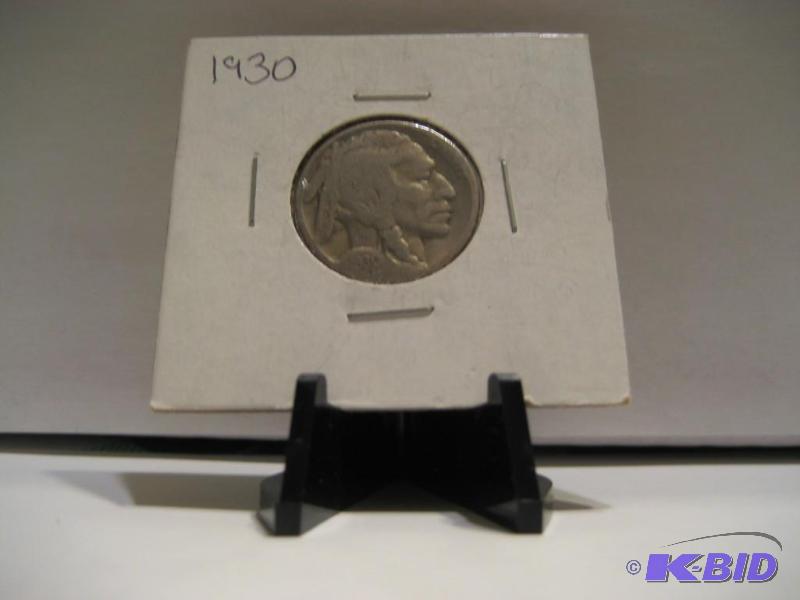 lot 49 image: 1930 BUFFALO NICKEL