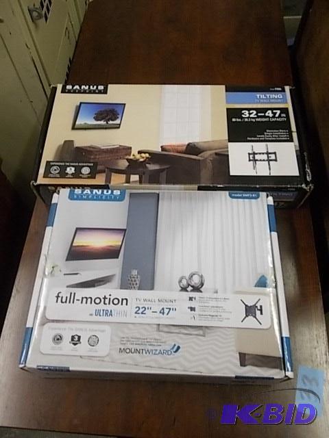 lot 53 image: 2-TV Wall Mounts In Boxes...