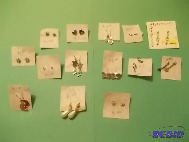 14- Sets Of Pierced Earrings...