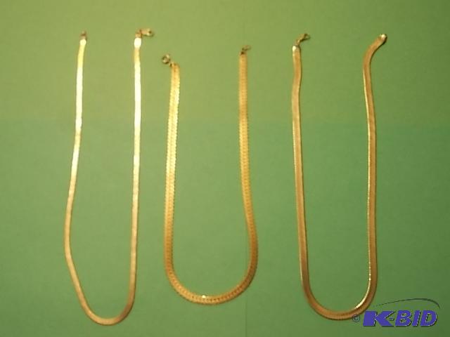 3- Goldtone Necklaces...