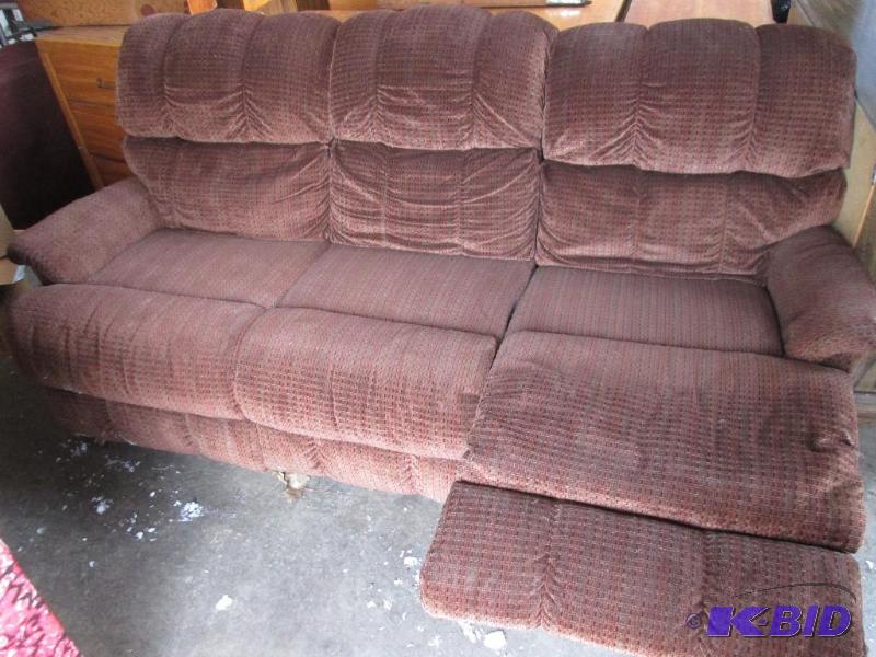 3 section La Z Boy couch, both end sections r...