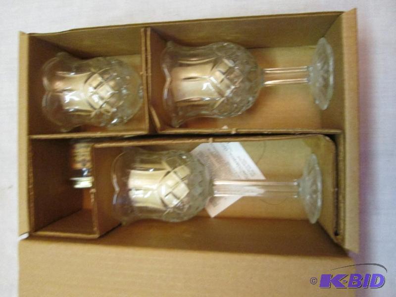3 piece stemmed candleholder set, home interi...