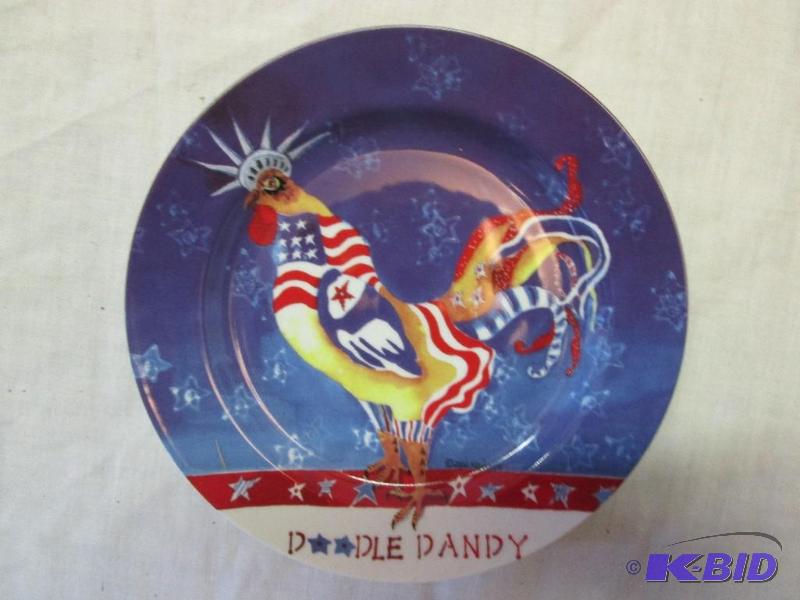 Patriotic chicken plate...