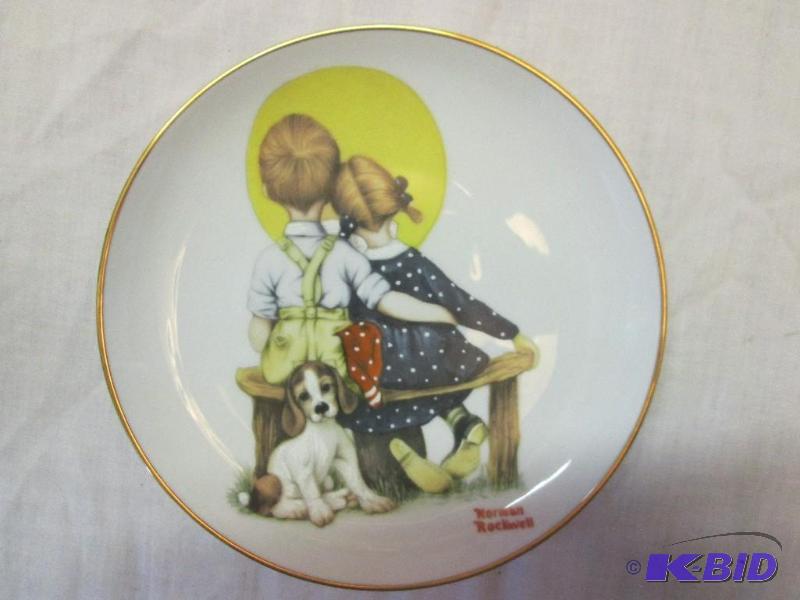 Norman Rockwell plate...