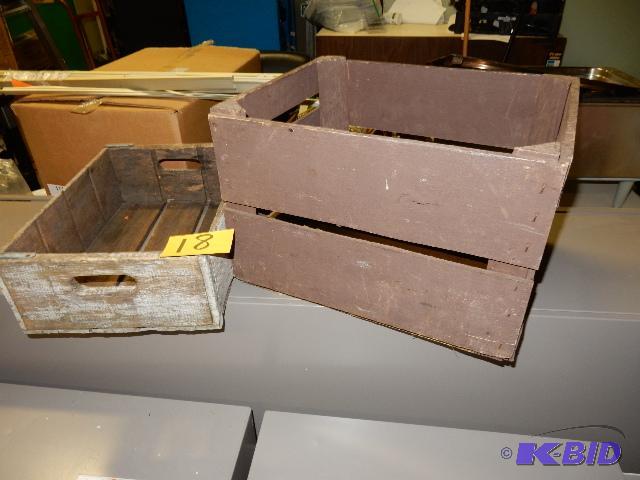 Wooden boxes