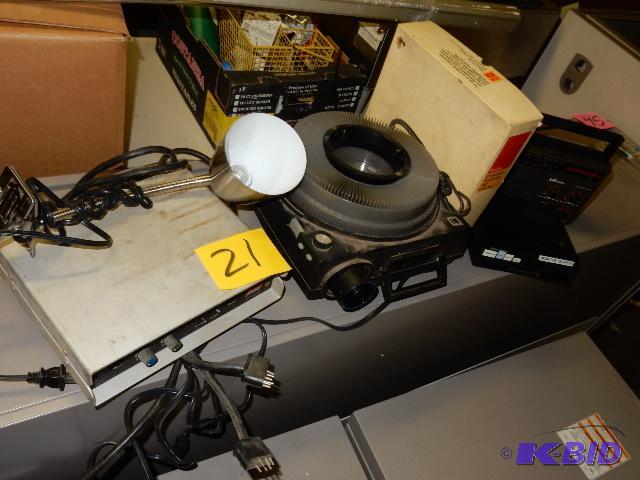 Slide projector and other electric items