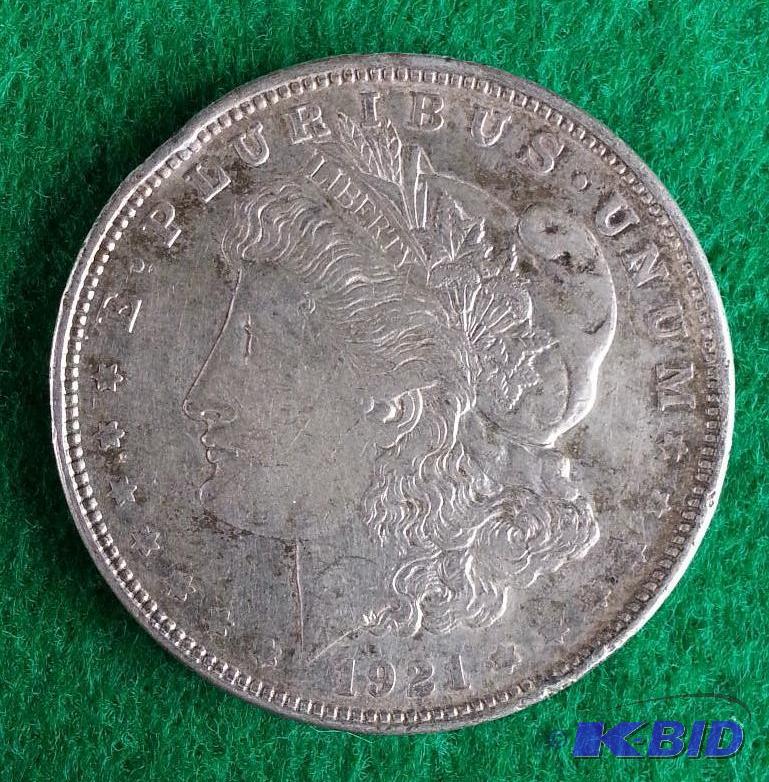 1921 D Morgan Silver Dollar - Minted in Denve...