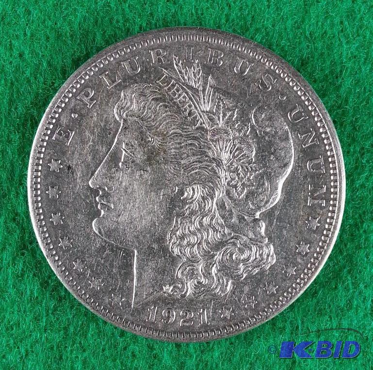 1921 D Morgan Silver Dollar - Minted in Denve...