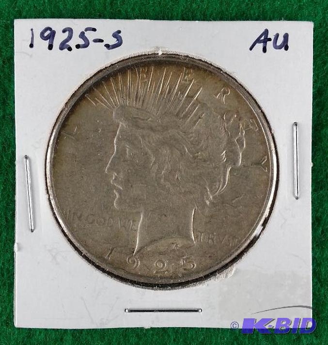 1925 S Peace Silver Dollar - Minted in San Fr...