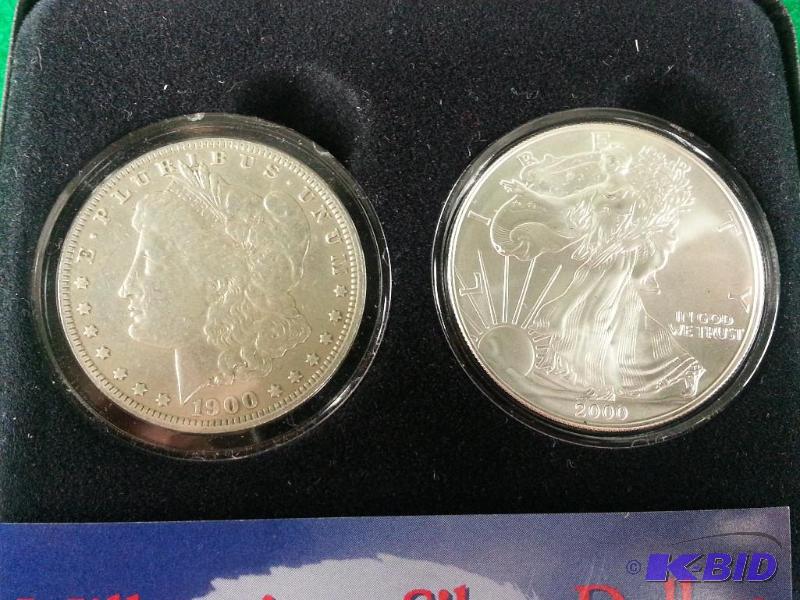 1900 - 2000 Millenium Silver Dollars Collecto...