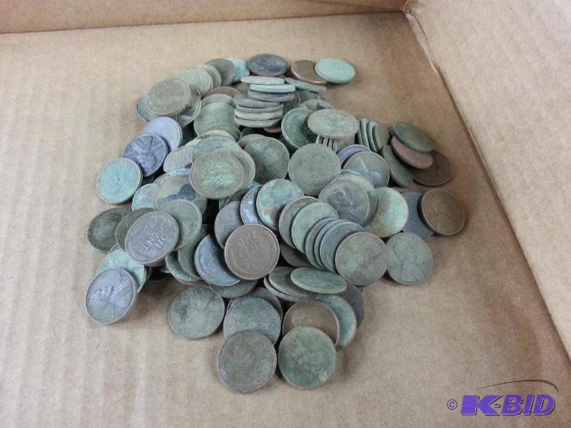 Lot of (200) Wheat Pennies. Unsearched by the...