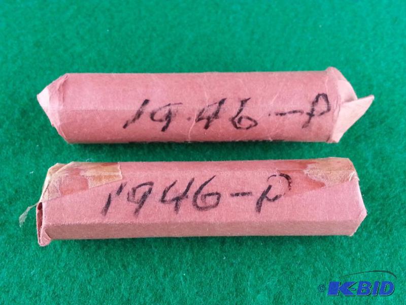 Lot of (2) Vintage Bankers Rolls of 1946-p W...