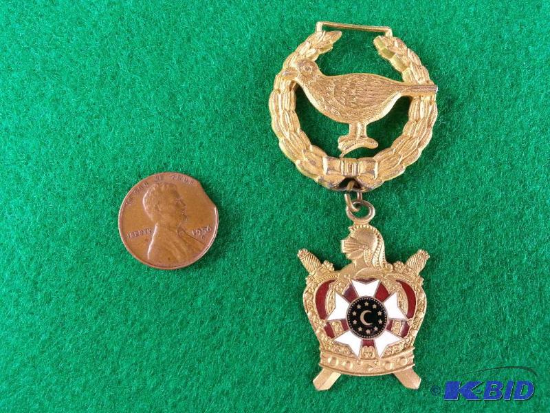 Vintage DeMolay Masonic Youth Merit Medal. To...