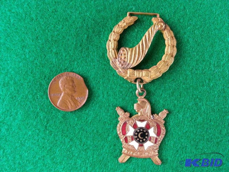 Vintage DeMolay Masonic Youth Merit Medal. To...