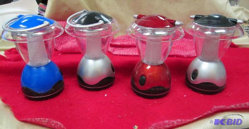 lot 116 image: box of small lanterns set of 4...