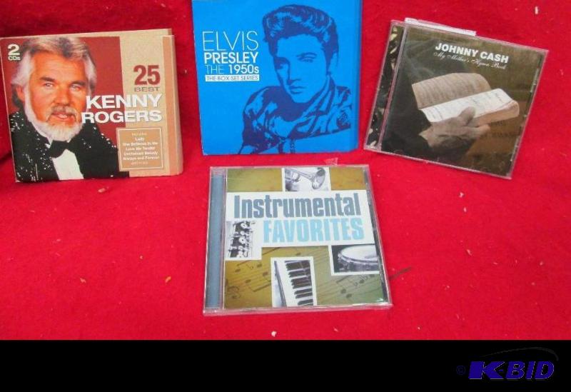 lot 185 image: 25 best Kenny Rogers(2 cd), Elvis Presley the...