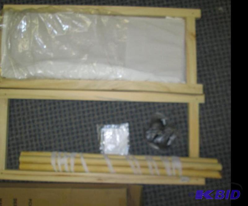 lot 220 image: lot of 2 - 18 Pocket rolling storage bin, woo...