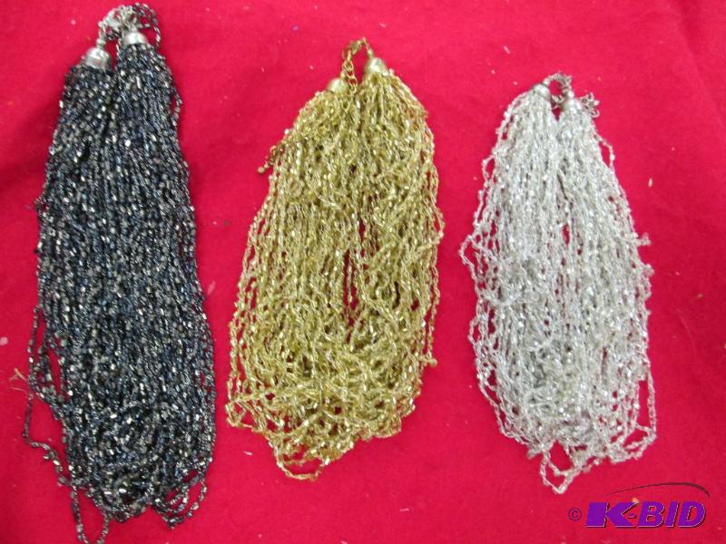 lot 48 image: 3 beaded necklaces...