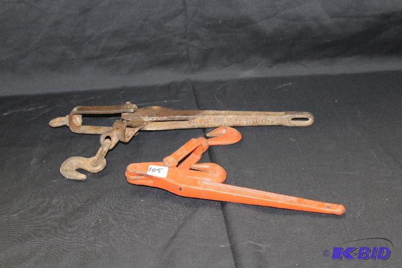 lot 105 image: Pair of Chain Binders ...
