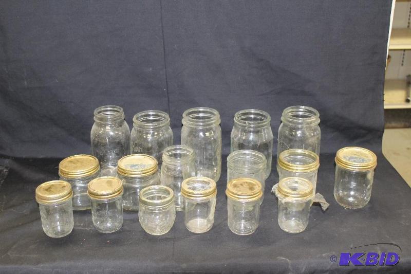 lot 108 image: Canning Jars...