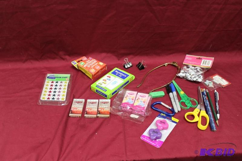 lot 220 image: Assorted Office  Craft Supplies ...