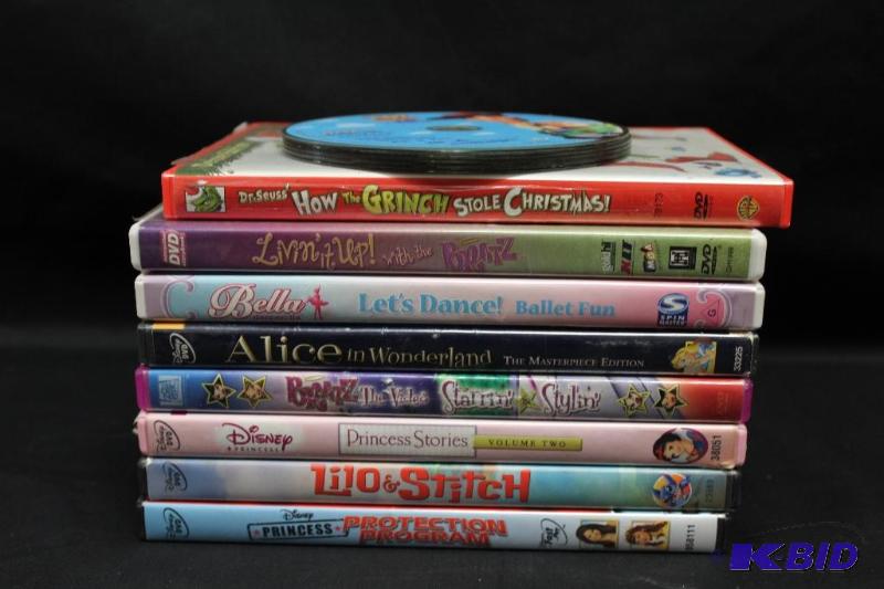 lot 230 image: Childrens DVDs, all cases do contain their c...