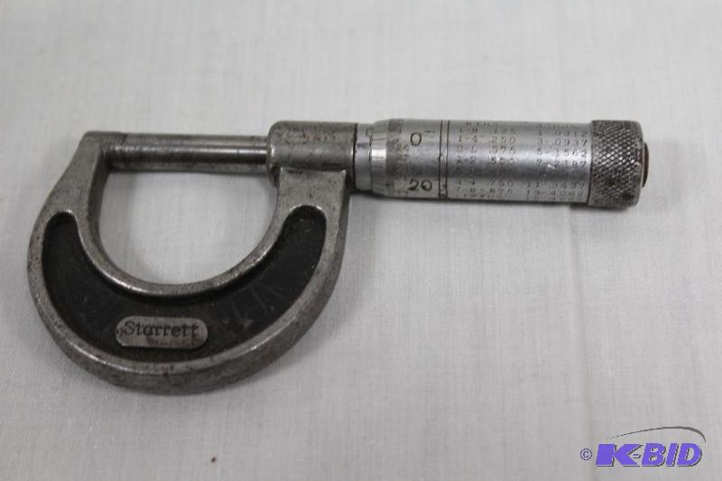 lot 263 image: Vintage Micrometer, works as it should ...
