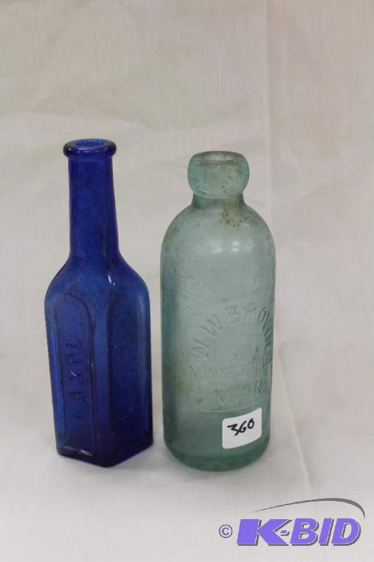 lot 360 image: Antique Bottles ...
