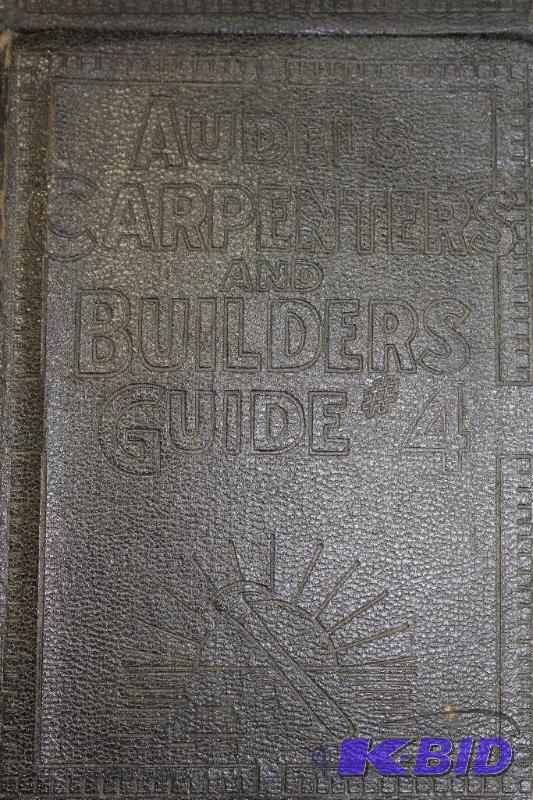 lot 375 image: Audels Carpernters and Builders Guide, Complete 4 Volume Set
