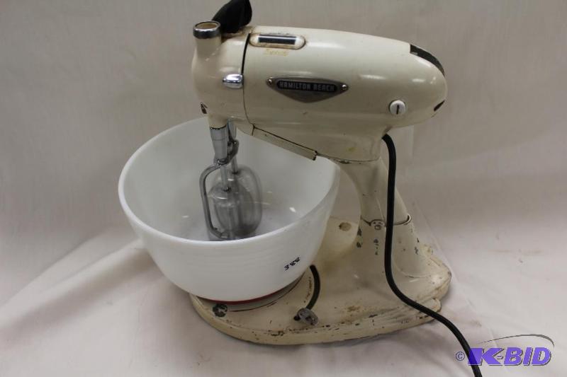 lot 388 image: 1940s Hamilton Beach Model G Stand  Hand Mixer