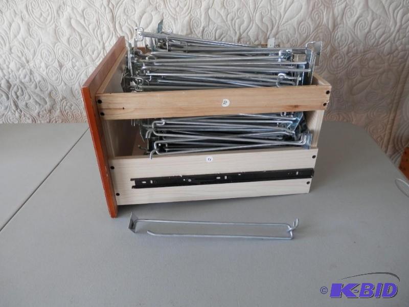 box of 11 peg board hooks