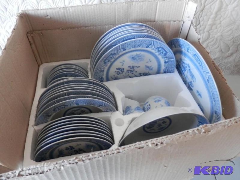 box of new dishes