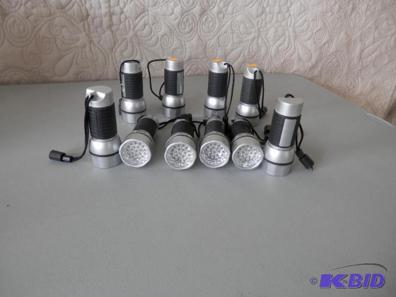 lot of new LED flashlights