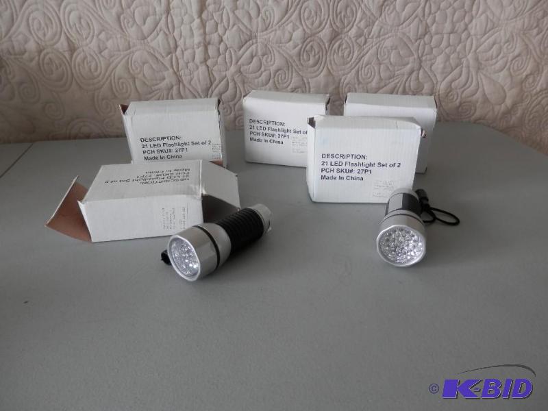 lot of new LED flashlights