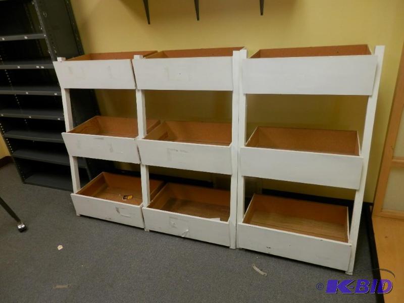 shelving made from drawers