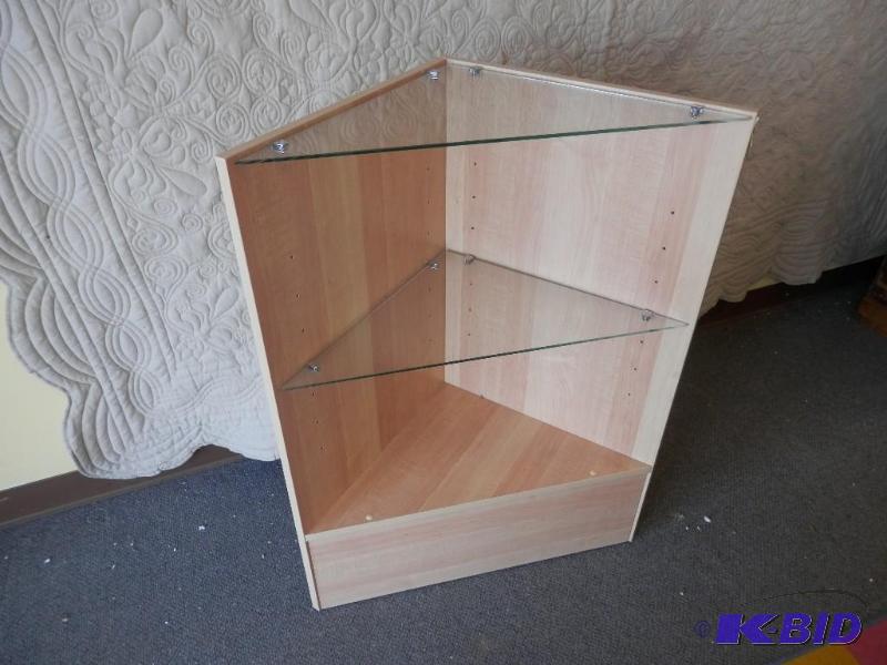 corner fixture for point of sale set up.