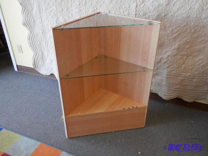 corner fixture for point of sale set up.