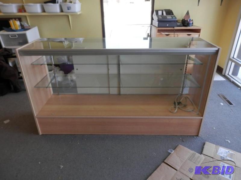display cabinet for point of sale setup