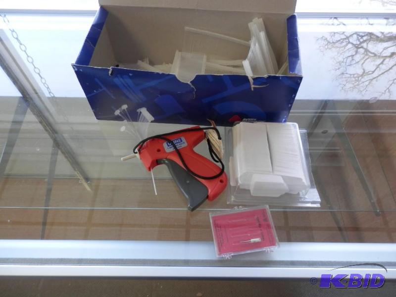clothing tag gun and tags