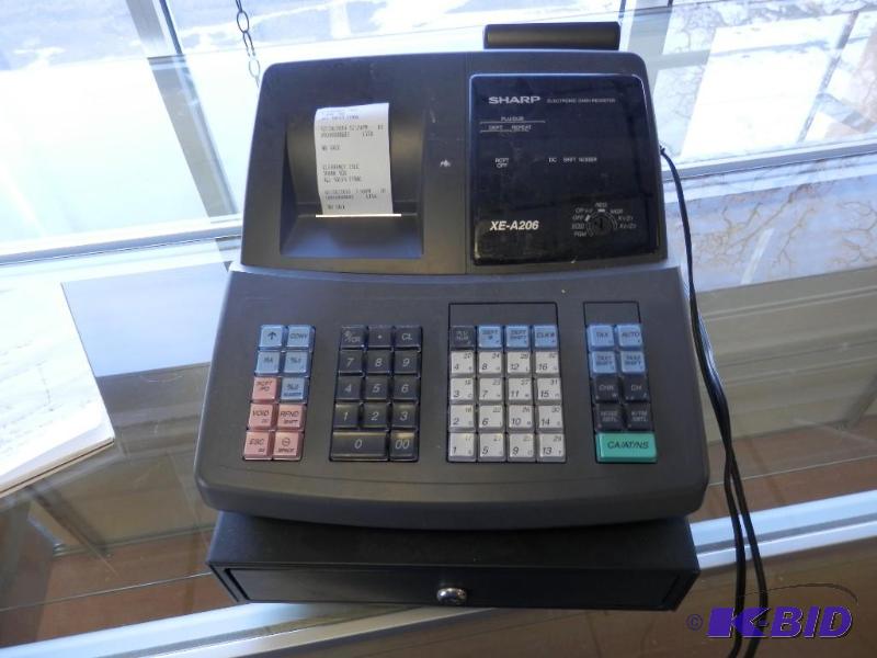 cash register, Sharp XE-A206