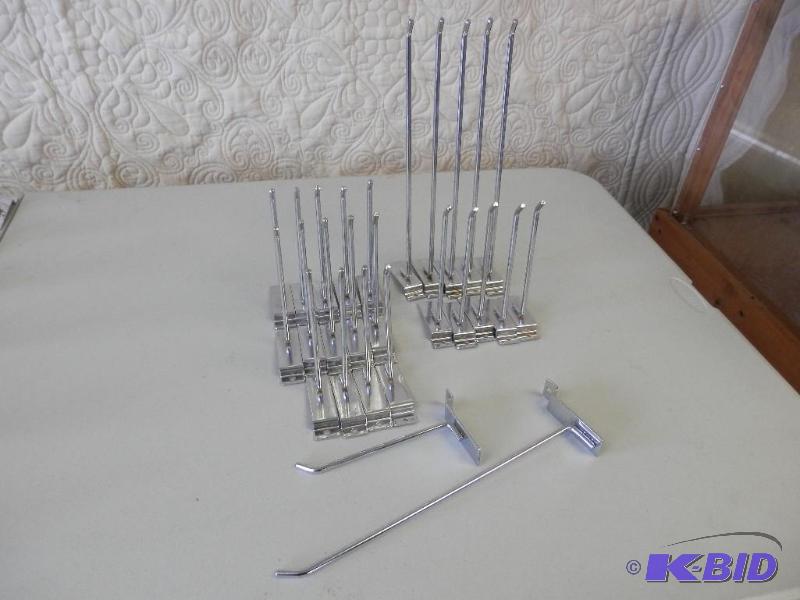 6-12 and 20-6 slat wall hooks