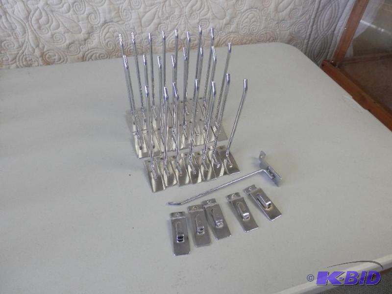 24-8 and 5 picture slat wall hooks