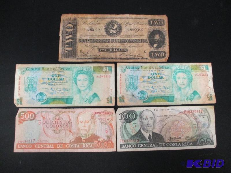 Central American Paper Currency & US Promotional Paper